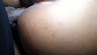 Ebony mature bent over for intense doggystyle