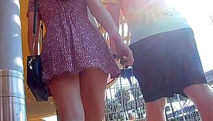 Check out this public upskirt in slow motion.