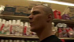 Feeling the monster cock penetrate her tight vagina while her dress stays on.