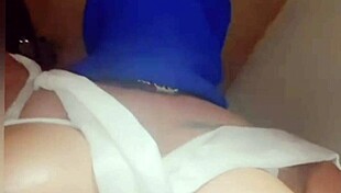 Horny ex-girlfriend rips clothes for intense blowjob and fucking