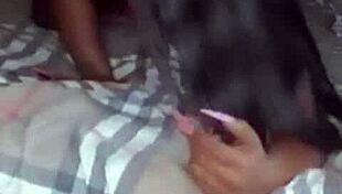 my little 18+ shy stepsister caught sucking big black cocks again