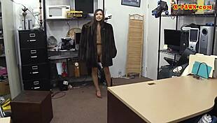 Small Tits Babe At Pawn Shop