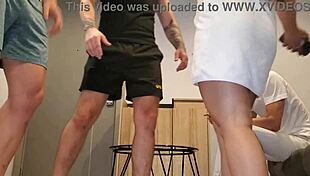 I love watching my chubby asian thai wife get double penetration and assfucking in crazy gangbang