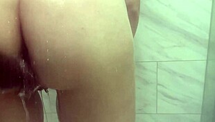 Skinny teen fears her asshole ruined by BBC in bathroom