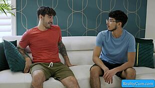 Busty milf with perky pierced nipples seduces teen 18+ boy for his hard fat dick - spencer scott diego perez