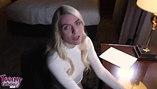 Celestina Blooms Spreads Her Booty To Drip Down Seth Brogan's Cum