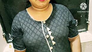 Desi wife bends over for homemade doggystyle and cunilingus