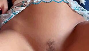 quickie with bimbo wife! tits bouncing