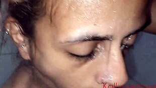 i suck my master's big black cock so deep, drooling all over it