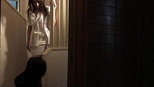 Hot Japanese stepsister Aya Sakuraba seduces stepbrother and friend