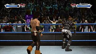 hey, check out marrisa wrestling john morrison in this fetish match! 💪