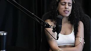 Woman enjoying massage while husband is away on trip