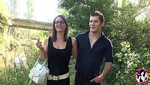 naughty glasses girls engage in wild threesome with anal fucking and pussy play.