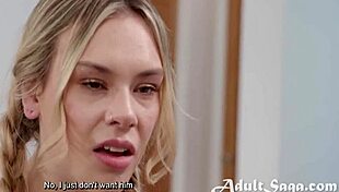 blonde teen seems to have a type with her step cousins