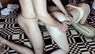 Crazy girl riding big cock in cowgirl position