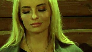 horny blonde dom lesbian madame undressing tight lesbian slaves