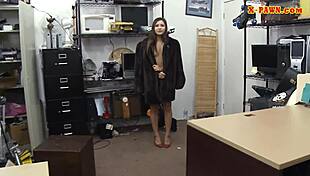 Small Tits Babe At Pawn Shop