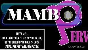 Brazilian Cutie Aylla Mel Takes Big Black Cock Anal with Dirty Talk.