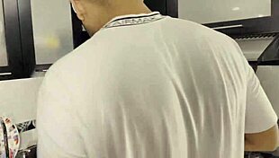 I behaved badly, so my boss fucked me in the kitchen