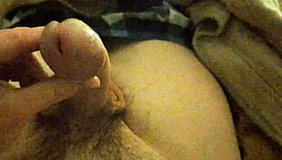 Watch this amateur boy next door jerk his monster cock in bed
