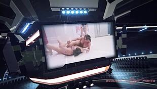 Lydia Black's Intense Nude Wrestling Turns Into Hard Fucking