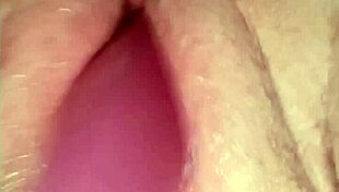 BBW enjoys wet masturbation with dildo toys compilation