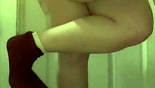 teasing you with big tits in pantyhose and hot piss!