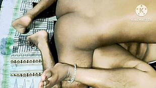 Desi wife bends over for homemade doggystyle and cunilingus