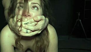 Submissive teen 18+ gets eye rolling orgasms in doggystyle with monster cock, cum on ass