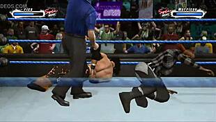 hey, check out marrisa wrestling john morrison in this fetish match! 💪