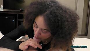 kingsleys showstopper blowjob with big tits and cum