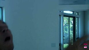 A Beautiful Girl Rode Strong Man On Boat