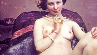 Vintage Lesbians in Antique Setting