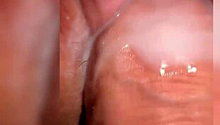 I fucked a juicy pussy full of cum in close up view