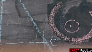 Did the horny teacher fuck her colleague after his classroom masturbation?