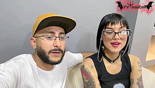 Sloppy Blowjob and Ball Licking on First Day!