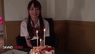 This kinky asian student gets fucked hard during class