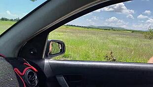 Gas Or Ass Full Video On Sheer - Ebony Milf Flashing In Car!