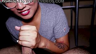 Beautiful Latina Swallows Cum from Small Cock