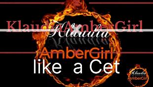 klaudiaambergirl in sexy cat lingerie shows off big natural tits!