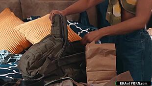 Milf Caught Masturbating, Then Assfucked by Teen Friend