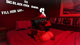 Stretching Out Femboy's Ass With Monster Cock During Rough Sex