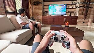 she seduces foreign friend for bareback fuck 😈