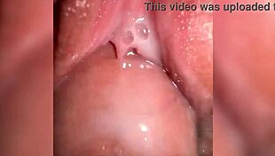 I fucked a juicy pussy full of cum in close up view