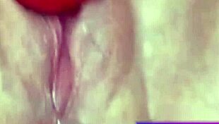 revealme horny milf shows wet hairy pussy in intense vibrator cum show