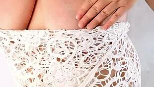 granny mariaold in masked lingerie fingers pussy for step-grandson in arcane adventures