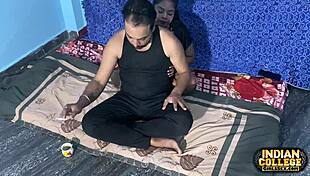 indian stepmom with big boobs and ass classic sex with stepson friend