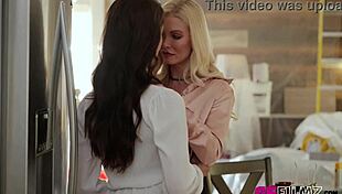 i feel so connected to serene siren and vivian foxx in this lesbian sex scene