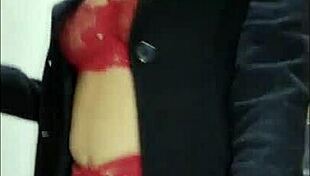 My lover takes me to a motel for a quick fuck while my husband works