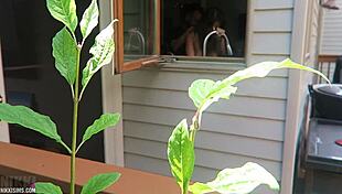 nikki bent over for doggystyle fucking